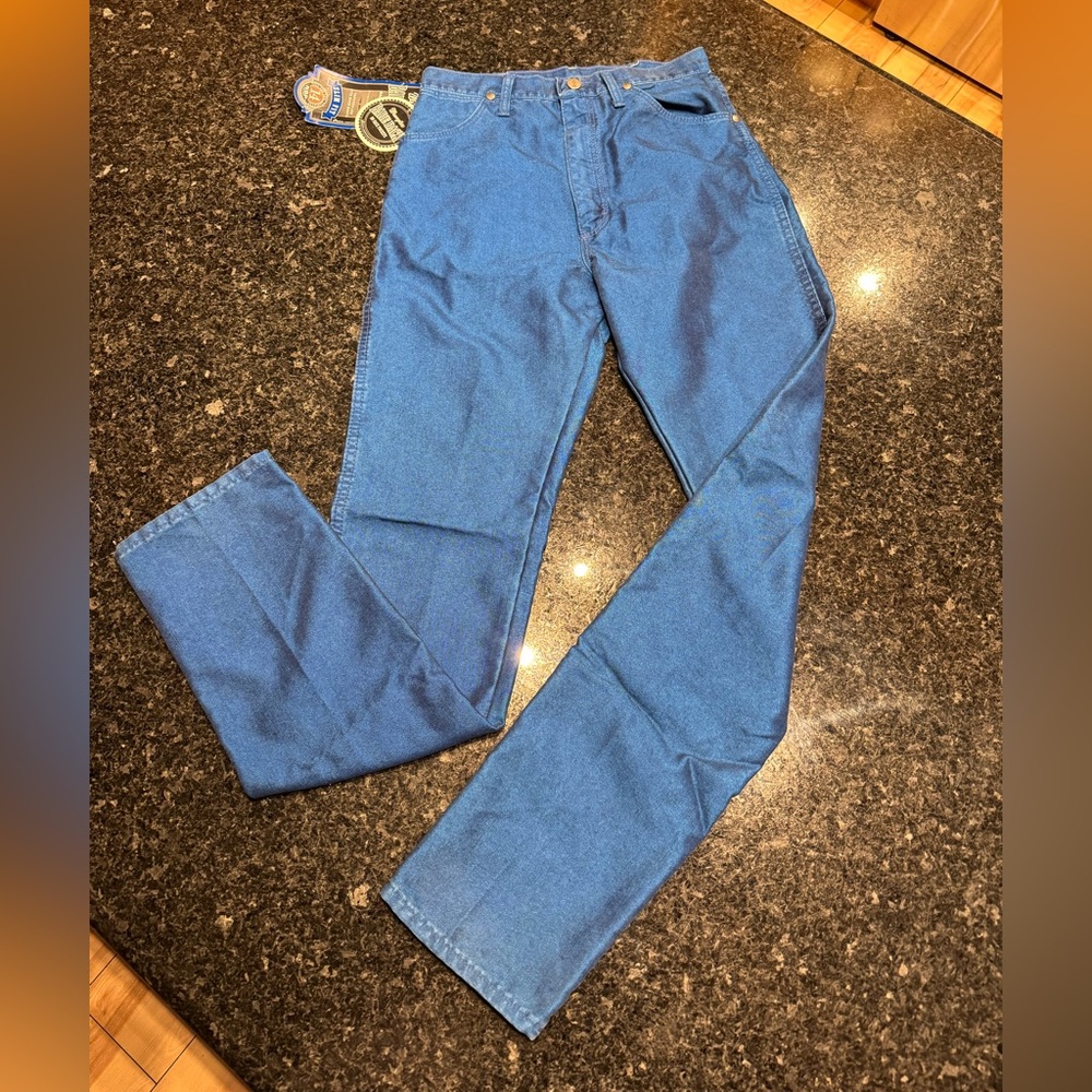 New Vintage Wrangler Slim Fit Blue Jeans